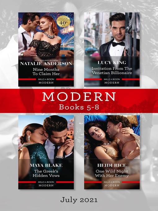 Title details for Modern Box Set 5-8, July 2021 by Lucy King - Wait list